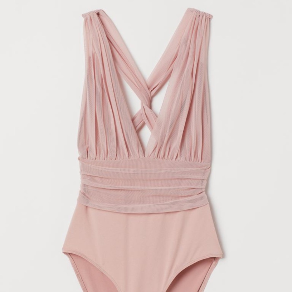 H&M tulle bodysuit
